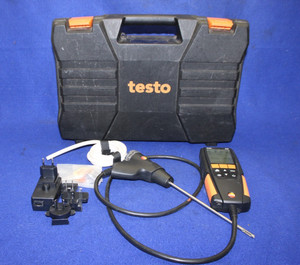 Testo Model 310 Residential Combustion Analyzer Kit Flue Gas Detector Set w case