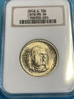 1948 D Booker T Washington Commemorative Silver Half 50c NGC MS64 Old Fatty — photo 1