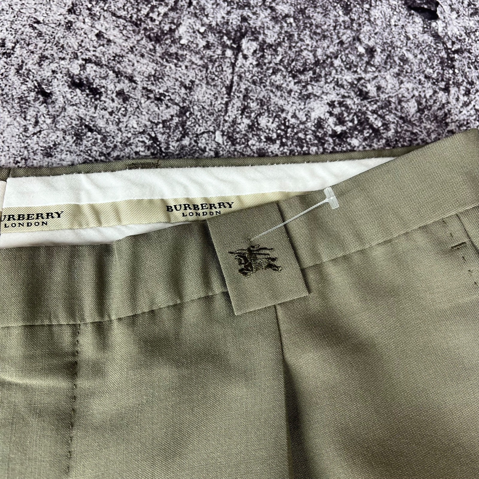 Burberry London Pants Made in Spain Olive Size - 44 thumbnail 7