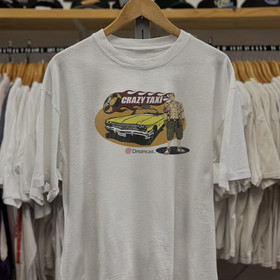 90s Crazy Taxi Dreamcast Promo T-Shirt White S