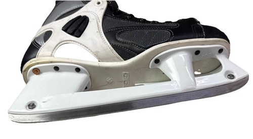 Pattini da hockey su ghiaccio vintage CCM Ultra Tacks taglia 9,5 Pro Lite 3 lame 44 e protezioni 2i - Foto 11 di 19