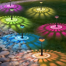 2/6/8 PACK Solar Christmas Lights Solar Pathway Lights Xmas Party Decorations