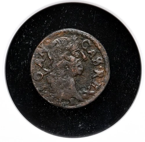 POLAND. Jan of Casimir, 1648-1668. Copper Solidus, 1663-TLB, NGC XF Details