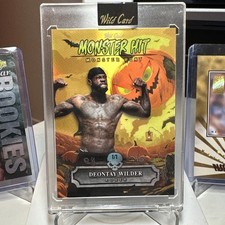 One Of One! Wild Card Monster Hits Deontay Wilder 1/1