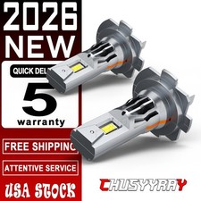 2Pcs H7 LED Headlight Kit Combo Bulbs High/Lo...