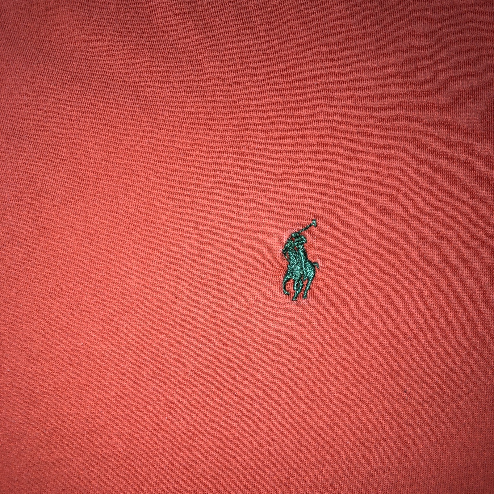 Polo Ralph Lauren camicia uomo XXL vestibilità personalizzata arancione pony logo casual