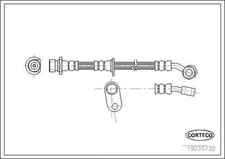 Flexible de frein Honda CIVIC