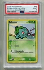 2006 POKEMON EX CRYSTAL GUARDIANS BULBASAUR 45/100 REVERSE STAMPED HOLO PSA 9 P1