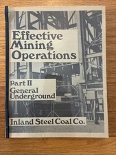 Inland Steel Coal Company Effective Mining Operations Bk East Chicago Indiana IN