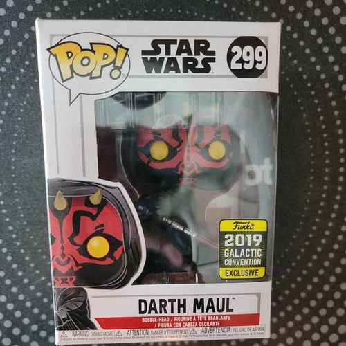 Funko Pop! Star Wars Darth Maul # 299 2019 Galactic Convention Exclusive