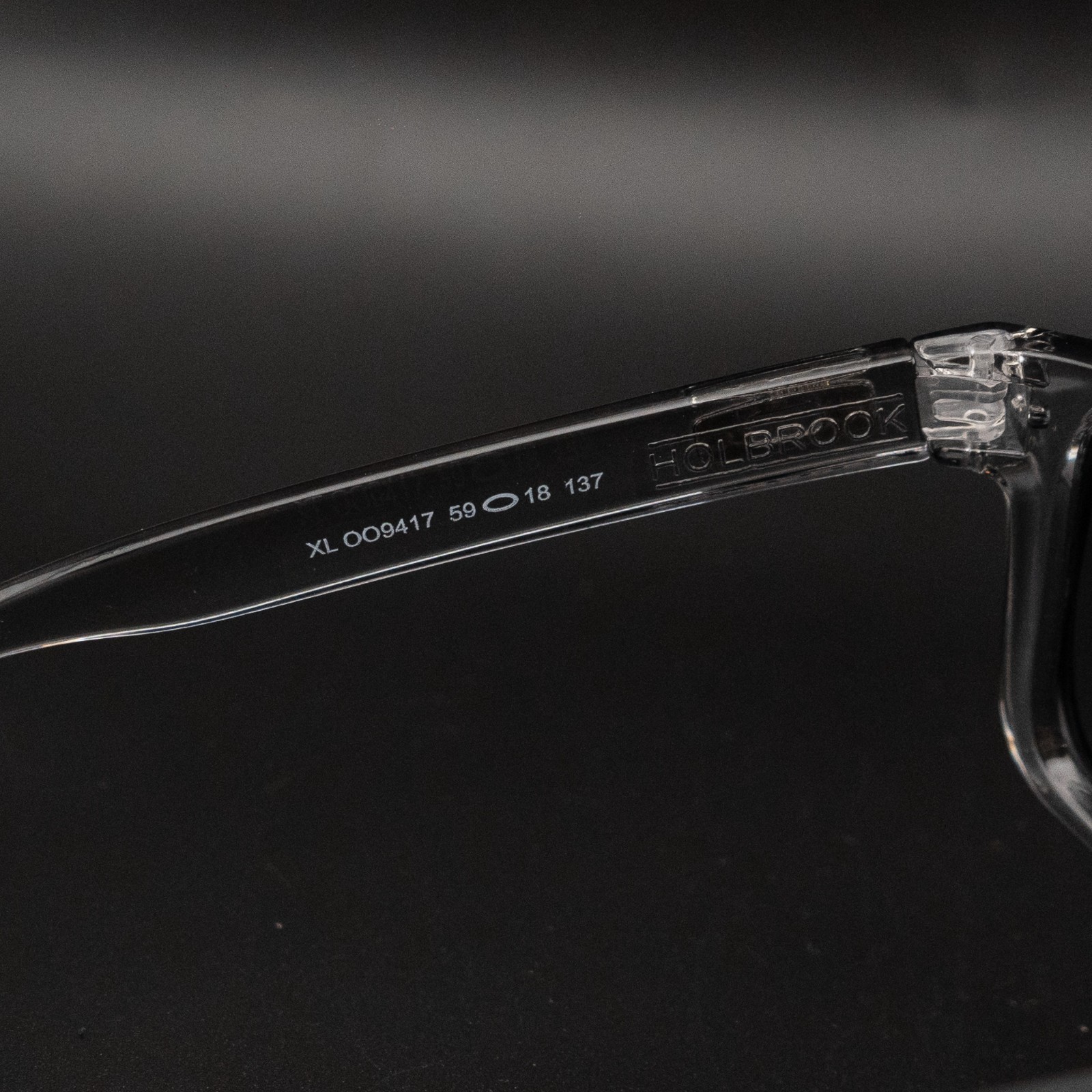 NEW Oakley Holbrook XL Polarized P Sunglasses Dark Clear /Black / CBXL