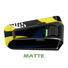 For Cardo Packtalk Neo Edge Pro Skin Decal Wrap Stickers Matte Morden Yellow