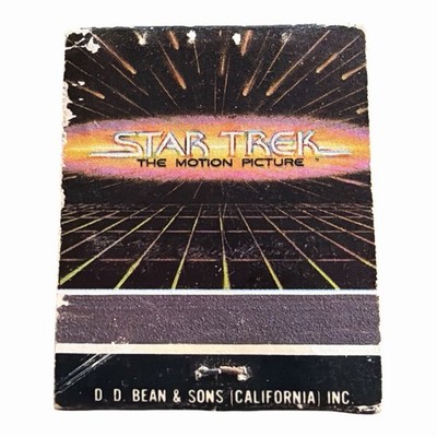 Star Trek The Motion Picture Matchbook Cover D.D. Bean & Sons ''Human Adventure''