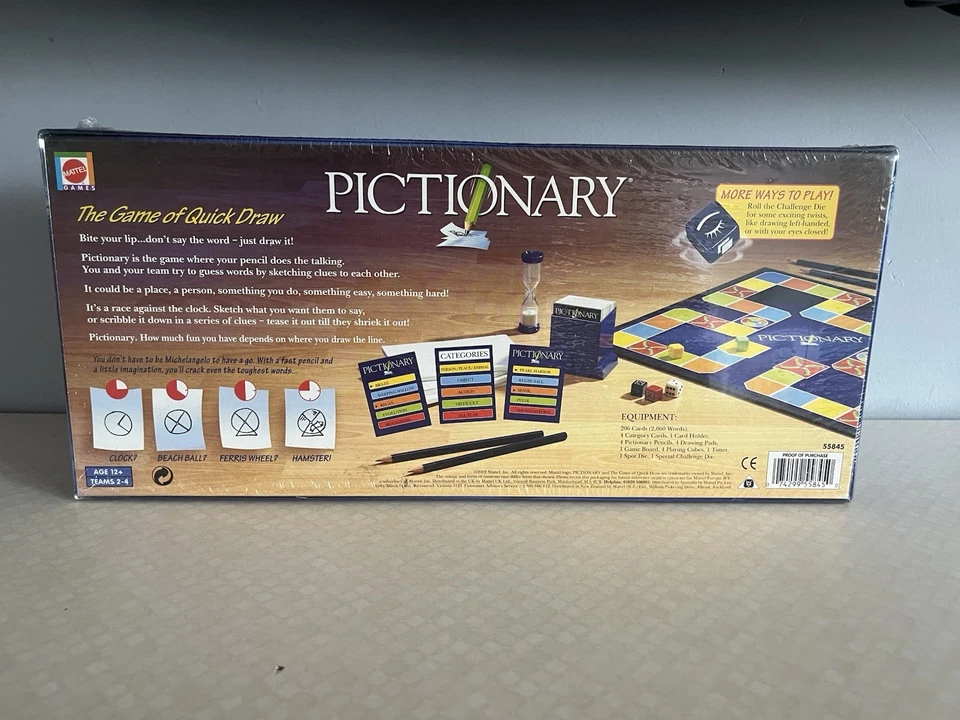 Pictionary 2002 version with new game challenge BNTW - Image 2 of 2