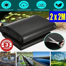 2mx2m Teichfolie PVC Teichvlies Ufermatte Böschungsmatte Folie Teichflies Folie