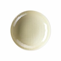 Rosenthal Teller Mesh Colours Cream Tief, Porzellan, Beige, 25 Cm