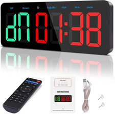 Gym Timer Clock, Interval Timer with Function Mode Display, Countdown/Up Stopwat