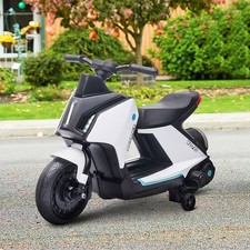 Kids Electric Motorcycle Ride-On Toy 6V Battery Powered for 2-4 Years Old
