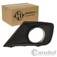 Diederichs Blende Chrom/Schwarz Nebelscheinwerfer Links Passend FüR Peugeot 207