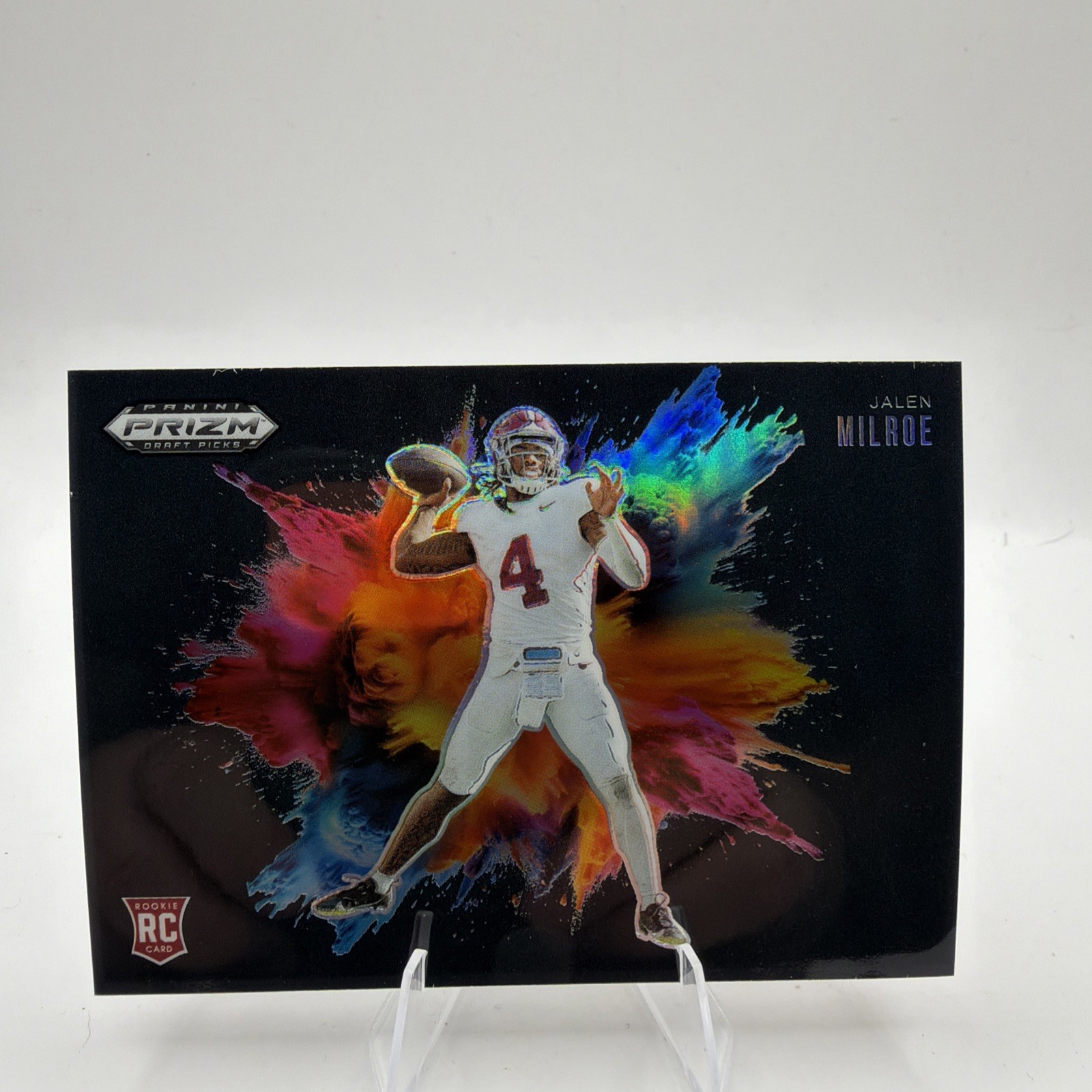 2025 Panini Prizm Draft Picks - Color Blast Jalen Milroe #18 (RC)