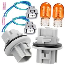Trun Signal Light Socket with Connector Wire Pigtail  2-Pin/T20 Turn Signal
