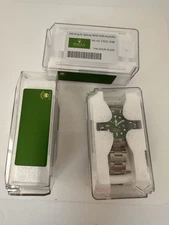 0ne Rolex Coffin Case Hourglass Watch Travel Box AD Service Gift