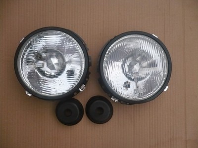 Scheinwerfer H4 passend für VW Golf 1 + Cabrio 1 Satz manuell Tuning + Hella Bir
