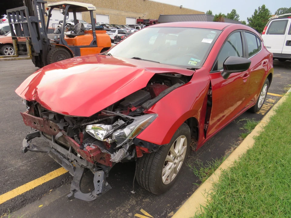 Espejo retrovisor Mazda 3 2014 atenuación manual OEM KD5369220A Foto 2 de 4