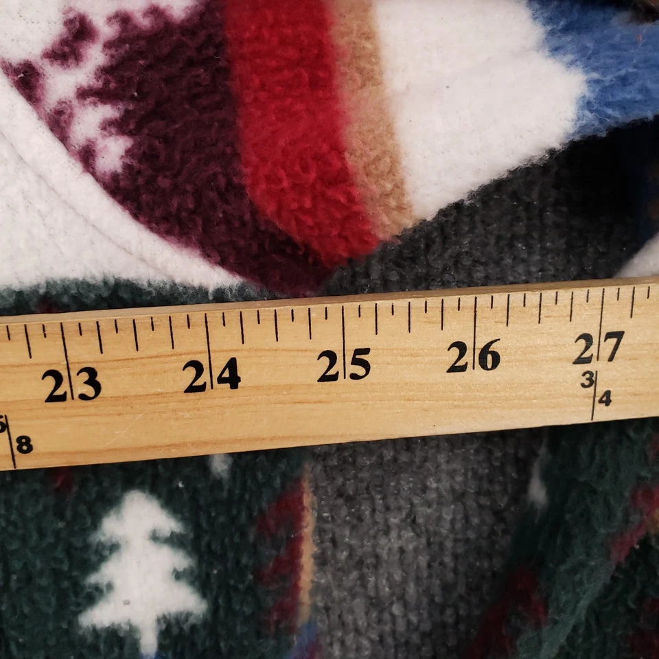 Chaqueta De Colección Alfred Dunner Para Mujer L Grande Vellón Cremallera Completa Navidad Dadcore Foto 4 de 4