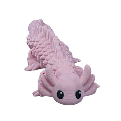 3D-Printed Flexi Axolotl   Adorable, Articulated & Fun!