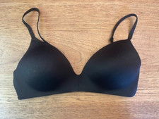 PINK Victoria's Secret Black Script 40C Wear Everywhere Wireless Light Line Bra