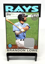 2021 Topps 1986 Topps Baseball Relics #86R-BL Brandon Lowe Tampa Rays