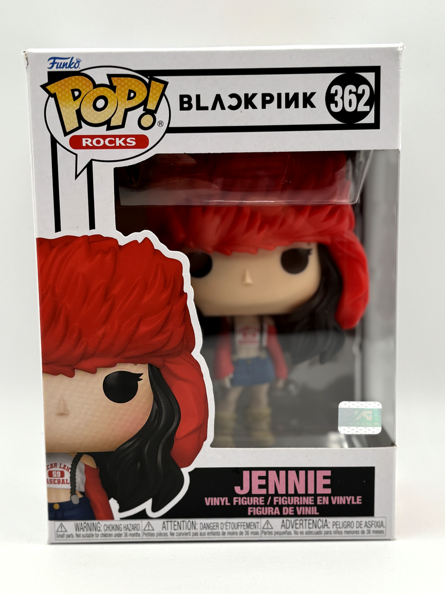 FUNKO POP! Jennie 362 Black Pink Rocks Shut Down W
