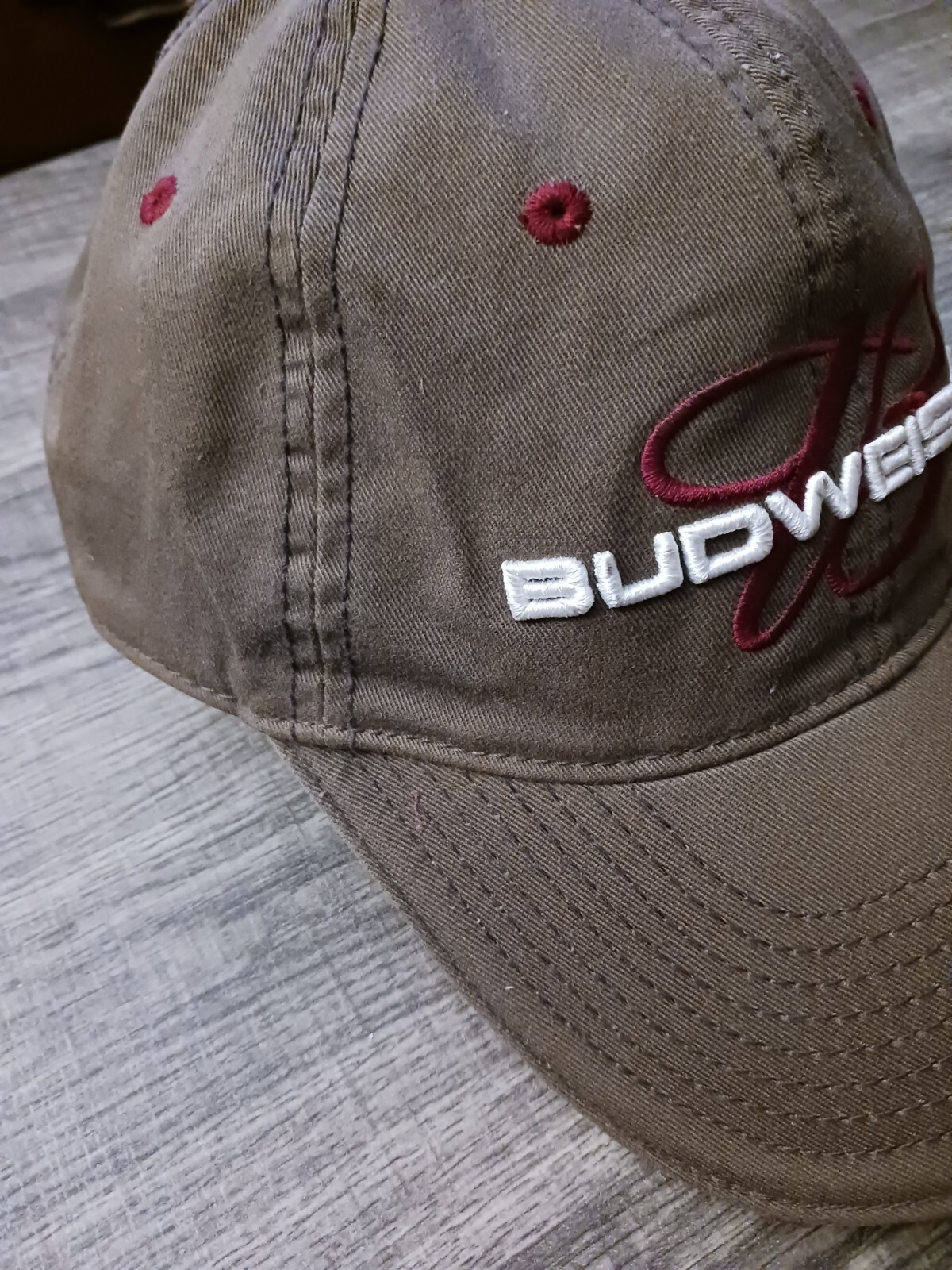 Budweiser Embroidered Strap Adjustable Adult Hat/… - image 4