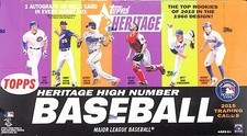 2015 Topps Heritage High Number Sealed Hobby Box
