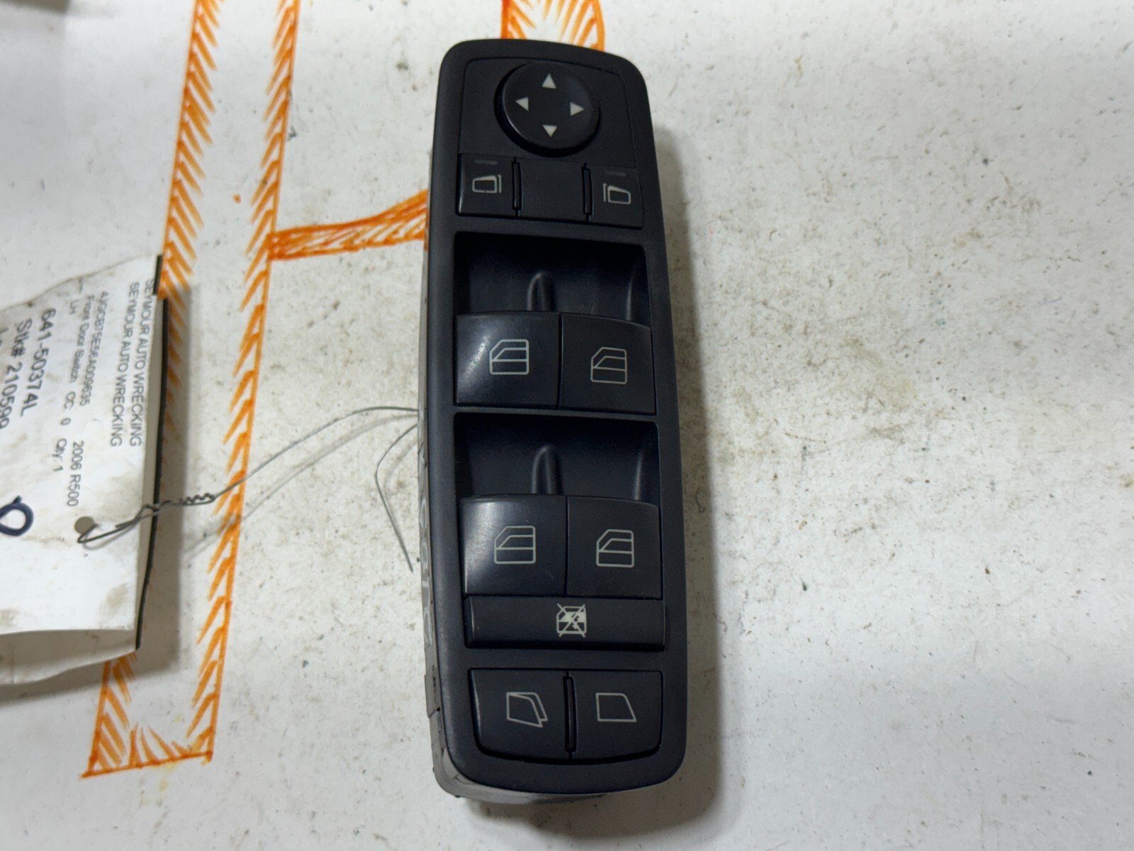 2006 MERCEDES R500 DRIVER MASTER POWER WINDOW MIRROR CONTROL SWITCH OEM