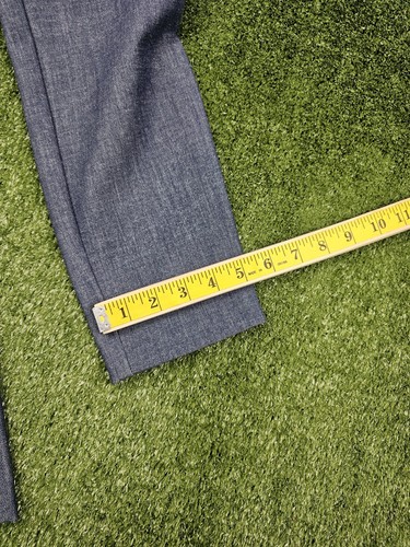 Pantaloni eleganti skinny alla caviglia loft taglia 8 vita alta blu preppy eleganti comodi - Foto 9 di 11
