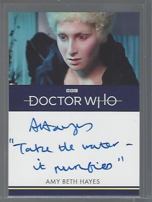 Doctor Who Series 1-4 Amy Beth Hayes Autograph/Autogramm - Inscription #05