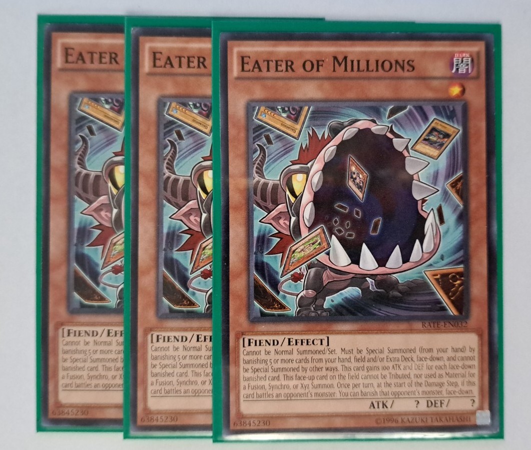 yugioh eater of millions deck - RATE-EN032 - Common This card cannot be Tributed Banquet of Millions by Masaki2709