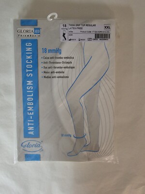 Gloria Thrombosis Anti-Embolism Compression Stocking 18mmHg Thigh Grip XXL 