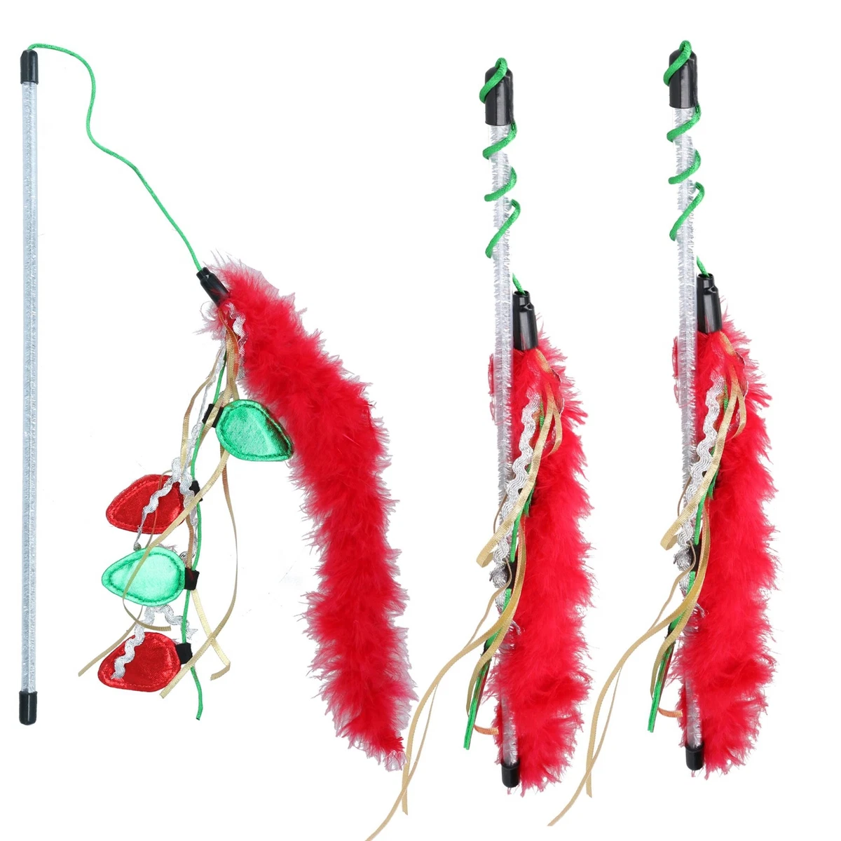 Feather toy top