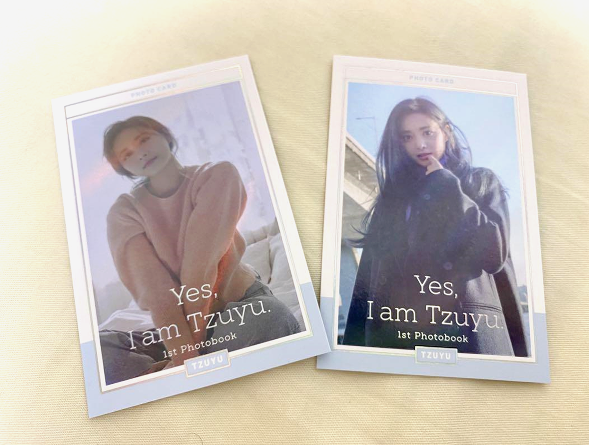 Yes, I am Tzuyu. フォトブック 2冊セット TWICE Tzuyu Yes I Am Tzuyu 2 Sets Photo Books Photocards