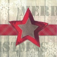 "20 Servietten\"Felt Star\"Schriftzug Stern Holzwand*Schneeflocke 33X33 Weihnachten"