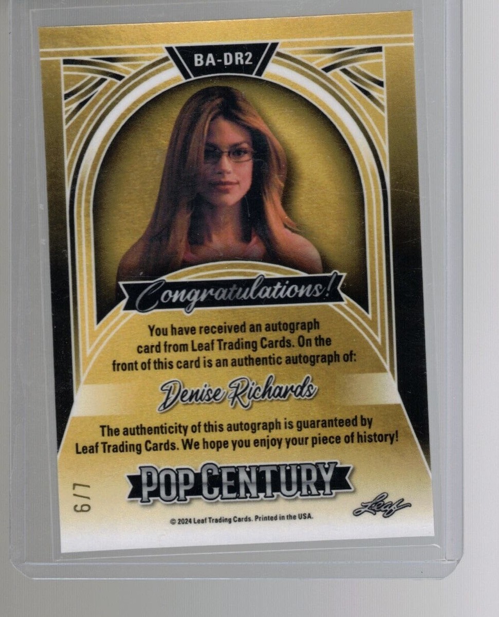 2024 LEAF POP CENTURY DENIS RICHARDS サインカード 6/20