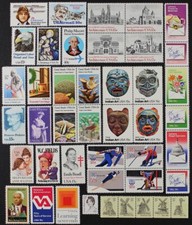 1980 U.S. Commemorative Year Set collezione 43 francobolli + posta aerea C98-C100 Mint NH