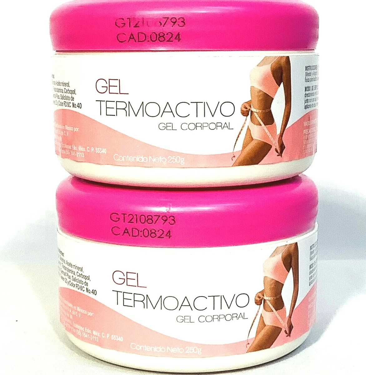 2 Gel REDUCTOR TermoActivo QUEMADOR de GRASA CORPORAL Loss Belli
