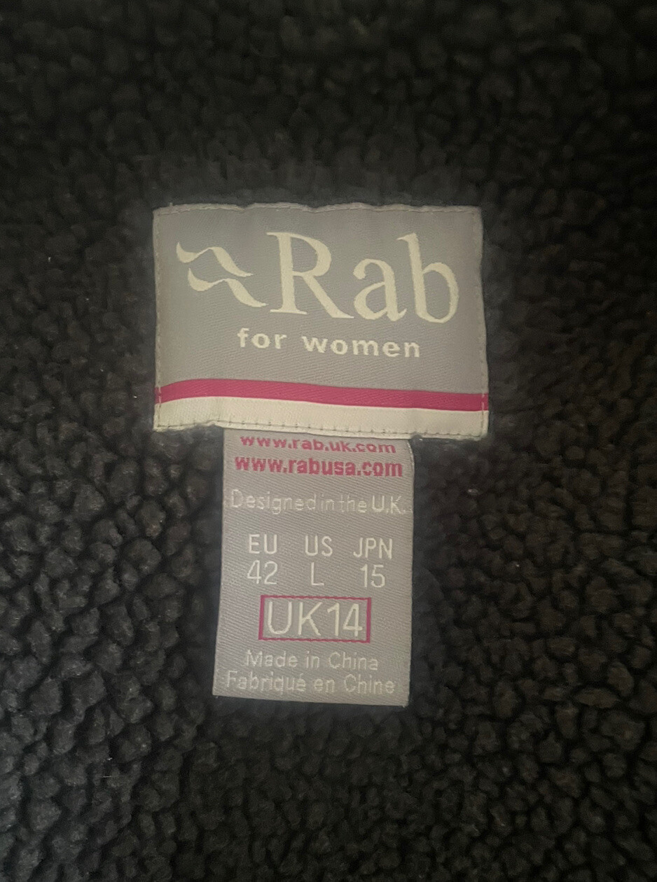 RAB Women’s Size 14 Double Pile Fleece Jacket Excellent Condition. eBay