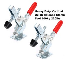 2x  Kniehebelspanner Schnellspanner Kippklemme Werkstückhalter Größe 2-H