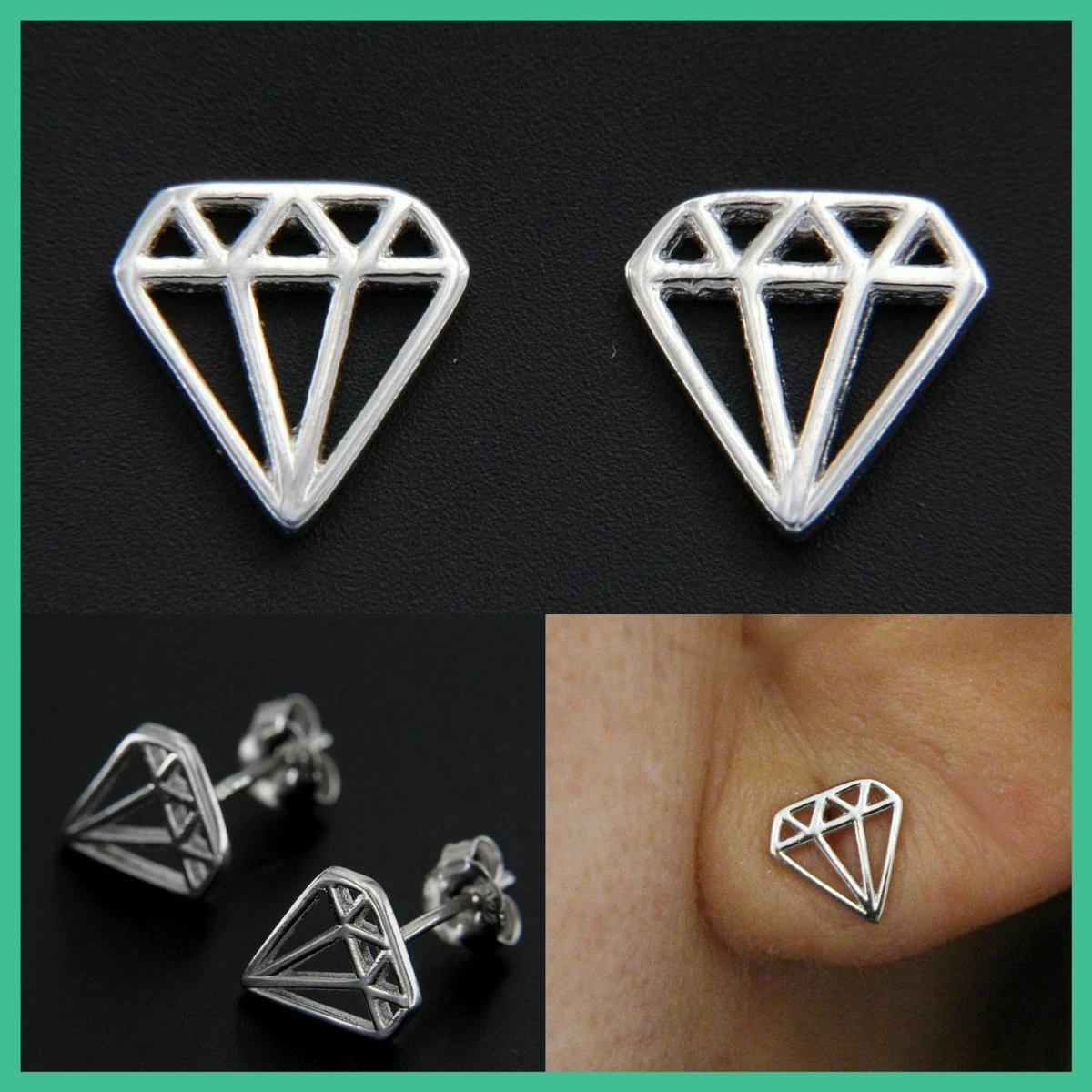 Orecchini a bottone con pietra preziosa di Rubino, orecchini in argento sterling 925, orecchini fatti a mano con filo intrecciato