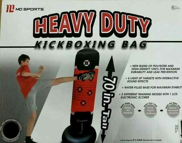 punching bag at game